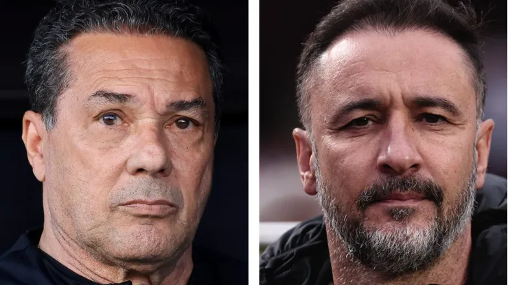 Fotos: Marcello Zambrana e Ettore Chiereguin/AGIF - Luxa e Vítor Pereira