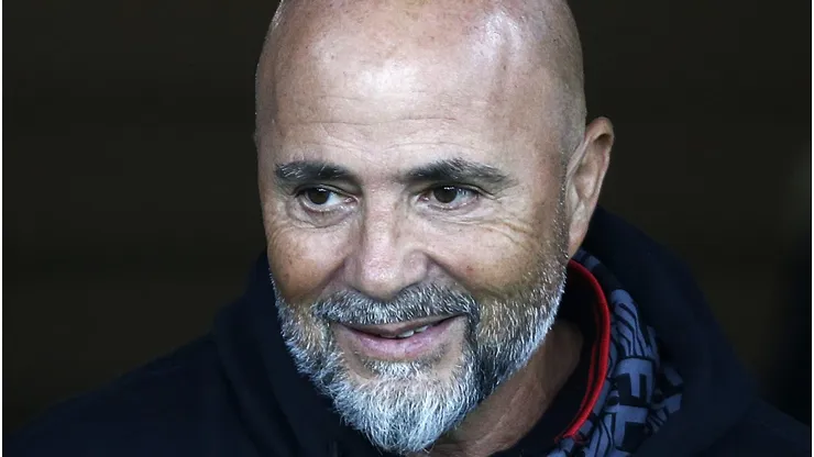 RIO DE JANEIRO, BRAZIL - JUNE 1: Jorge Sampaoli coach of Flamengo looks on prior to the Copa do Brasil 2023 round of 16 second leg match between Flamengo and Fluminense at Maracana Stadium on June 1, 2023 in Rio de Janeiro, Brazil. (Photo by Wagner Meier/Getty Images)