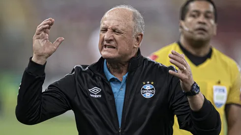 Foto: Jorge Rodrigues/AGIF - Felipao tecnico do Gremio durante partida contra o Flamengo no estadio Maracana pelo campeonato Brasileiro A 2021.