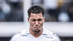 Foto: Reprodução Flickr Santos/Raul Baretta - Marcos Leonardo se revolta no Santos