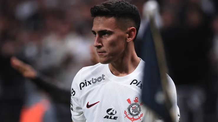 SP - SAO PAULO - 15/07/2023 - COPA DO BRASIL 2023, CORINTHIANS X AMERICA-MG - Matias Rojas jogador do Corinthians durante partida contra o America-MG no estadio Arena Corinthians pelo campeonato Copa do Brasil 2023. Foto: Ettore Chiereguini/AGIF