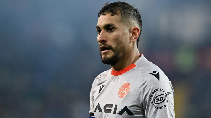 UDINE, ITALY - MARCH 18: Roberto Pereyra of Udinese Calcio looks on during the Serie A match between Udinese Calcio and AC Milan at Dacia Arena on March 18, 2023 in Udine, Italy. (Photo by Alessandro Sabattini/Getty Images)