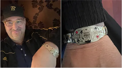 O 17º bracelete conquistado por Phil Hellmuth (Fotos: Reprodução Twitter @phil_hellmuth)