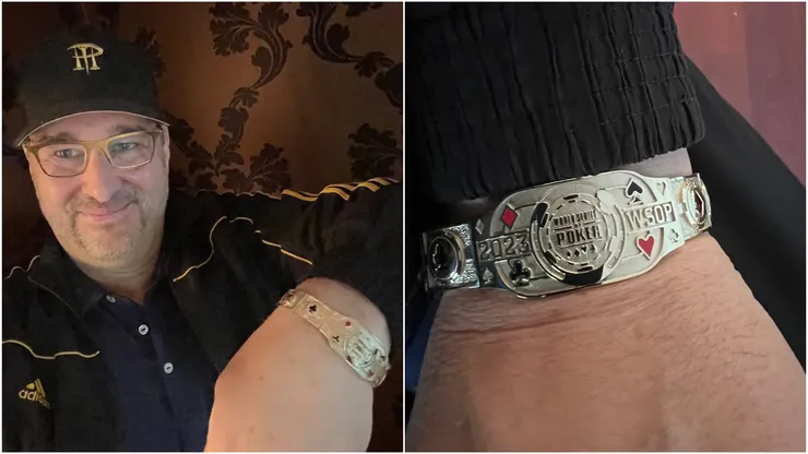 O 17º bracelete conquistado por Phil Hellmuth (Fotos: Reprodução Twitter @phil_hellmuth)