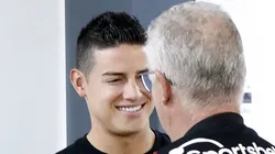 Foto: Flickr Oficial São Paulo FC/Rubens Chiri - James Rodríguez e Dorival Júnior