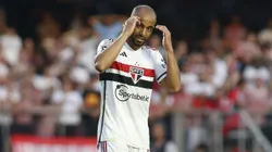 Lucas Moura CHOCA no São Paulo após estreia - Foto: Miguel Schincariol/Getty Images