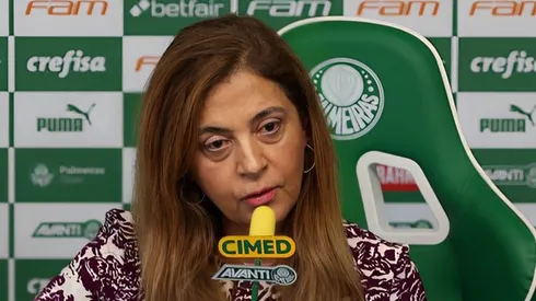 Foto: Reprodução Flickr Palmeiras/Cesar Greco - Leila é exposto dentro do Palmeiras