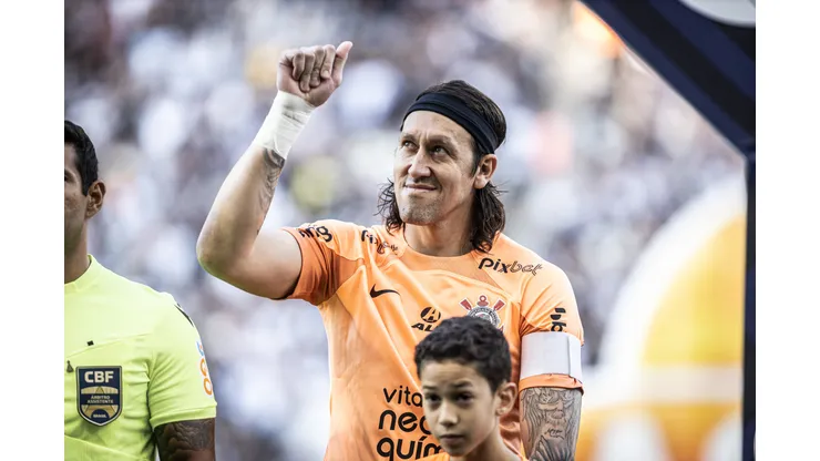SP - SAO PAULO - 14/05/2023 - BRASILEIRO A 2023, CORINTHIANS X SAO PAULO - Cassio jogador do Corinthians durante partida contra o Sao Paulo no estadio Arena Corinthians pelo campeonato BRASILEIRO A 2023. Foto: Abner Dourado/AGIF