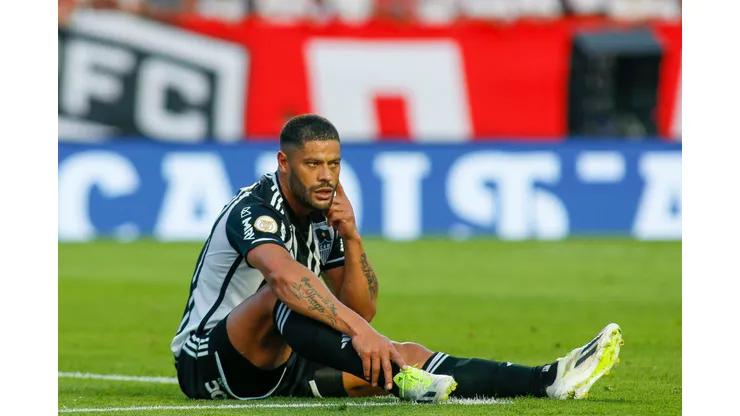 SAO PAULO, BRAZIL - AUGUST 06: Hulk of Atletico Mineiro reacts during a match between Sao Paulo and Atletico Mineiro as part of Brasileirao Series A 2023 at Morumbi Stadium on August 06, 2023 in Sao Paulo, Brazil. (Photo by Miguel Schincariol/Getty Images)