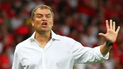 PORTO ALEGRE, BRAZIL - FEBRUARY 26: Diego Aguirre coach of Internacional during match between Internacional and Universidad de Chile as part of Copa Bridgestone Libertadores 2015, at Estadio Beira-Rio on February 26, 2015, in Porto Alegre, Brazil. (Photo by Lucas Uebel/Getty Images)