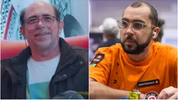 Valter e o filho Rafael Moraes jogam poker (Fotos: Reprodução Instagram @rafaelmoraesgm e Divulgação/BSOP)