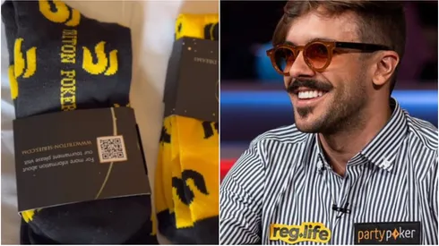 Yuri Martins recebeu presentes em Londres (Fotos: Reprodução Instagram Yuri Martins @yurinerdguy e Danny Maxwell/PokerNews)