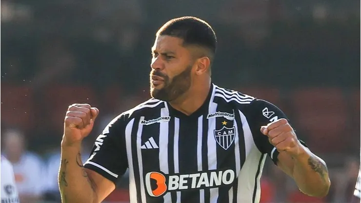 Foto: Marcello Zambrana/AGIF - Hulk jogador do Atletico-MG comemora seu gol durante partida contra o Sao Paulo no estadio Morumbi pelo campeonato Brasileiro A 2023.