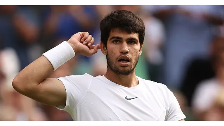 Alcaraz chega embalado após a conquista de Wimbledon, no mês passado