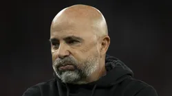 RJ - RIO DE JANEIRO - 03/08/2023 - LIBERTADORES 2023, FLAMENGO X OLIMPIA - Jorge Sampaoli tecnico do Flamengo durante partida contra o Olimpia no estadio Maracana pelo campeonato Libertadores 2023. Foto: Jorge Rodrigues/AGIF