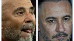 Fotos: Jorge Rodrigues e Thiago Ribeiro/AGIF - Sampaoli foi comparado com Vítor Pereira