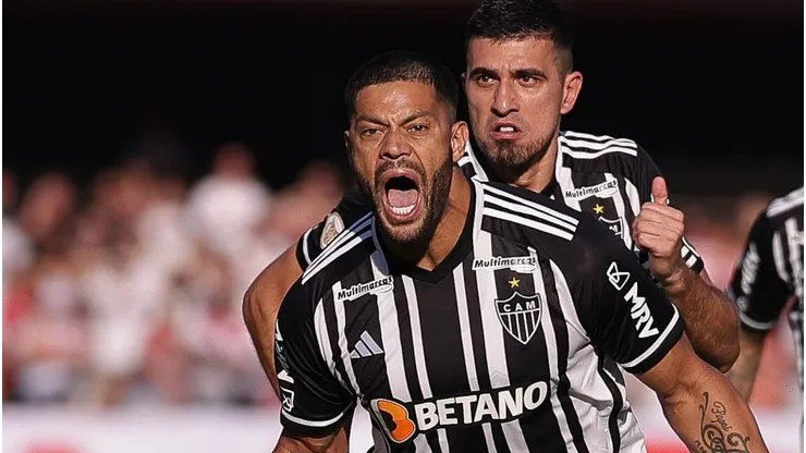 Foto: Ettore Chiereguini/AGIF - Hulk, jogador do Atletico-MG comemora seu gol durante partida contra o Sao Paulo no estadio Morumbi pelo campeonato Brasileiro A 2023.