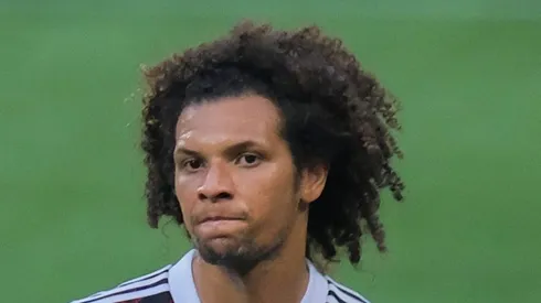 SP - Sao Paulo - 12/09/2021 - BRASILEIRO A 2021, PALMEIRAS X FLAMENGO - Willian Arao jogador do Flamengo durante partida contra o Palmeiras no estadio Arena Allianz Parque pelo campeonato Brasileiro A 2021. Foto: Marcello Zambrana/AGIF