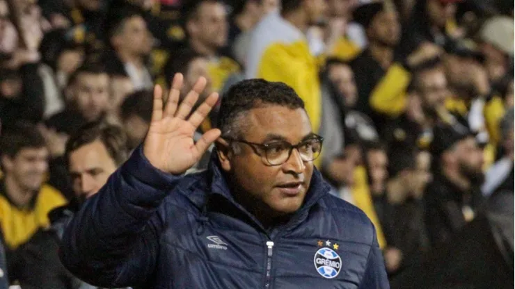 SC - Criciuma - 30/08/2022 - BRASILEIRO B 2022, CRICIUMA X GREMIO - Roger Machado tecnico do Gremio durante partida contra o Criciuma no estadio Heriberto Hulse pelo campeonato Brasileiro B 2022. Foto: Lucas Sabino/AGIF