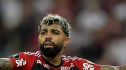 RJ - RIO DE JANEIRO - 03/08/2023 - LIBERTADORES 2023, FLAMENGO X OLIMPIA - Gabigol jogador do Flamengo durante partida contra o Olimpia no estadio Maracana pelo campeonato Libertadores 2023. Foto: Thiago Ribeiro/AGIF