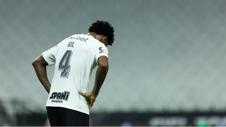 SP - SAO PAULO - 29/07/2023 - BRASILEIRO A 2023, CORINTHIANS X VASCO - Gil jogador do Corinthians durante partida contra o Vasco no estadio Arena Corinthians pelo campeonato Brasileiro A 2023. Foto: Diogo Reis/AGIF