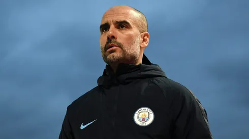 NEWPORT, WALES - FEBRUARY 16: Josep Guardiola, Manager of Manchester City looks on during the FA Cup Fifth Round match between Newport County AFC and Manchester City at Rodney Parade on February 16, 2019 in Newport, United Kingdom. (Photo by Michael Regan/Getty Images)