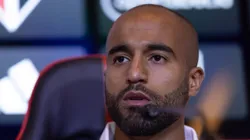 Foto: Ettore Chiereguini/AGIF - Lucas Moura fala do Corinthians em coletiva