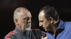 Foto: Diogo Reis/AGIF - Mano Menezes e Rogério Ceni