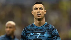 RIYADH, SAUDI ARABIA - JANUARY 26: Cristiano Ronaldo of Al Nassr warms up prior to the Saudi Super Cup Semi-Final match between Al Ittihad and Al Nassr at King Fahd International Stadium on January 26, 2023 in Riyadh, Saudi Arabia. (Photo by Yasser Bakhsh/Getty Images)