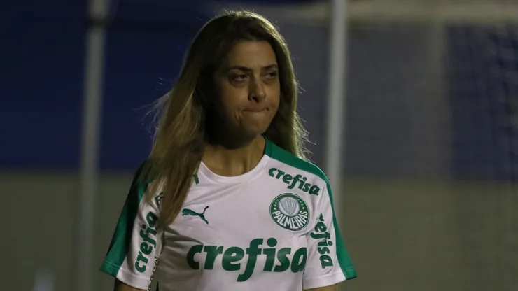 GO - Goiania - 07/09/2019 - Brasileiro A 2019 Goias x Palmeiras - Leila Pereira antes da Partida entre Goias e Palmeiras, valida pela decima oitava rodada do Campeonato Brasileiro da Serie A Foto: Heber Gomes/AGIF