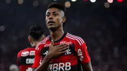 RJ - RIO DE JANEIRO - 05/07/2023 - COPA DO BRASIL 2023, FLAMENGO X ATHLETICO-PR - Bruno Henrique jogador do Flamengo comemora seu gol durante partida contra o Athletico-PR no estadio Maracana pelo campeonato Copa do Brasil 2023. Foto: Thiago Ribeiro/AGIF