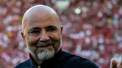 Sampaoli durante jogo do Fla no Maracanã