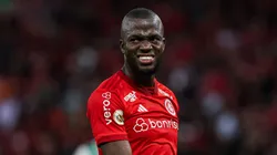 Foto: Maxi Franzoi/AGIF - Enner Valencia jogador do Internacional lamenta chance perdida durante partida contra o Palmeiras no estadio Beira-Rio pelo campeonato Brasileiro A 2023.