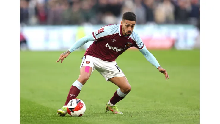 Lanzini nos tempos de West Ham (ING). Foto: Alex Pantling/Getty Images