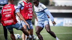 Foto: Raul Baretta/ Santos FC - Novo reforçor já treina no Santos