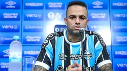 Foto: Lucas Uebel/Grêmio/Divulgação - Luan: meia-atacante foi apresentado no Grêmio
