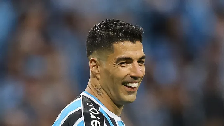 RS - PORTO ALEGRE - 09/07/2023 - BRASILEIRO A 2023, GREMIO X BOTAFOGO - Luis Suarez jogador do Gremio durante partida contra o Botafogo no estadio Arena do Gremio pelo campeonato Brasileiro A 2023. Foto: Pedro H. Tesch/AGIF