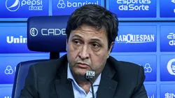 RS - PORTO ALEGRE - 29/06/2023 - GREMIO, COLETIVA DO PRESIDENTE ALBERTO GUERRA - Alberto Guerra presidente do Gremio durante em coletiva de imprensa realizada no CT Luiz Carvalho. Foto: Maxi Franzoi/AGIF