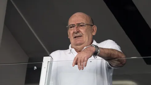 SP - SANTOS - 23/07/2023 - BRASILEIRO A 2023, SANTOS X BOTAFOGO - Andres Rueda presidente do Santos durante partida contra o Botafogo no estadio Vila Belmiro pelo campeonato Brasileiro A 2023. Foto: Abner Dourado/AGIF