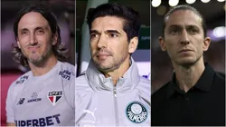 Treinadores do Brasileirão 2025. Foto: Ettore Chiereguini/Marcello Zambrana/Jorge Rodrigues/AGIF