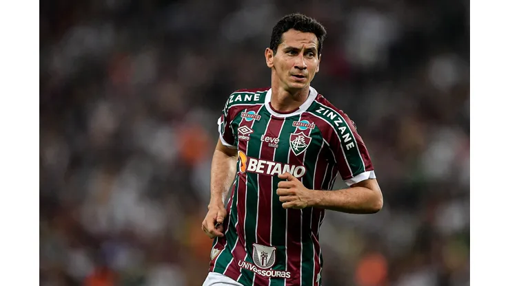 RJ - RIO DE JANEIRO - 24/08/2023 - LIBERTADORES 2023, FLUMINENSE X OLIMPIA - PH Ganso jogador do Fluminense durante partida contra o Olimpia no estadio Maracana pelo campeonato Libertadores 2023. Foto: Thiago Ribeiro/AGIF