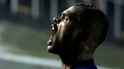 SP - SANTOS - 14/09/2023 - BRASILEIRO A 2023, SANTOS X CRUZEIRO - Nikao jogador do Cruzeiro comemora seu gol durante partida contra o Santos no estadio Vila Belmiro pelo campeonato Brasileiro A 2023. Foto: Marcello Zambrana/AGIF