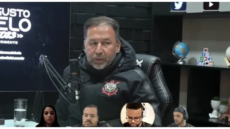 CLIMA QUENTE! Torcida do Corinthians ficou revoltada com Augusto Melo e toma atitude - Foto: Reprodução/Youtube