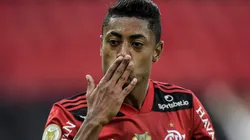 RJ - Rio de Janeiro - 25/07/2021 - BRASILEIRO A 2021, FLAMENGO X SAO PAULO - Bruno Henrique jogador do Flamengo comemora seu gol durante partida contra o Sao Paulo no estadio Maracana pelo campeonato Brasileiro A 2021. Foto: Thiago Ribeiro/AGIF