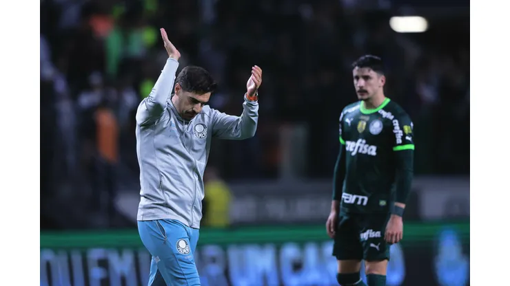 SP - SAO PAULO - 15/09/2023 - BRASILEIRO A 2023, PALMEIRAS X GOIAS - Abel Ferreira tecnico do Palmeiras durante partida contra o Goias no estadio Arena Allianz Parque pelo campeonato Brasileiro A 2023. Foto: Ettore Chiereguini/AGIF