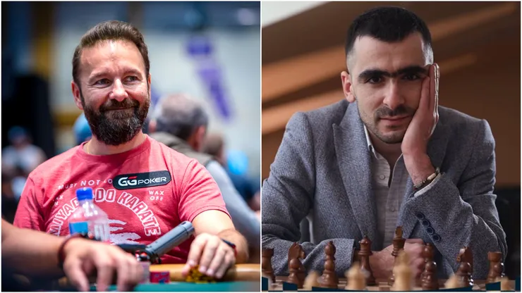 Daniel Negreanu (esquerda) e Avetik Grigoryan (direita) defenderam Alexandra Botez (Fotos: Katerina Lukina/PokerNews e Reprodução Instagram @gm_avetik)