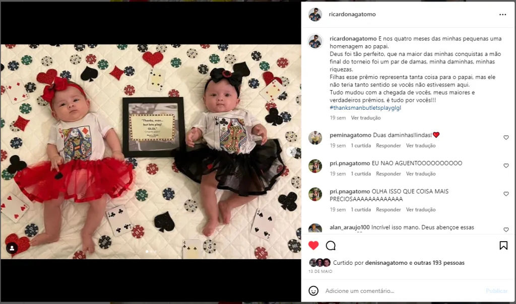 Foto: Reprodução Instagram @ricardonagatomo