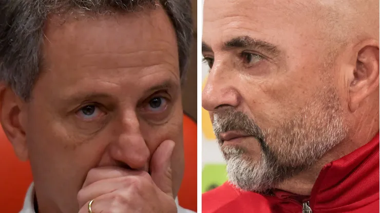Fotos: Thiago Ribeiro e Robson Mafra/AGIF - Landim acabou demitindo Sampaoli
