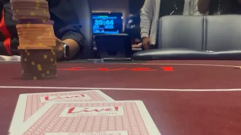 Jogador deu all in sem ver as cartas (Foto: Rprodução X - antigo Twitter @SmittyBarstool)