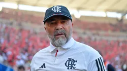 RJ - RIO DE JANEIRO - 17/09/2023 - COPA DO BRASIL 2023, FLAMENGO X SAO PAULO - Jorge Sampaoli tecnico do Flamengo durante partida contra o Sao Paulo no estadio Maracana pelo campeonato Copa do Brasil 2023. Foto: Thiago Ribeiro/AGIF